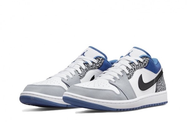 Fake Air Jordan 1 Low “True Blue” Sneakers for Men DM1199-140 ...