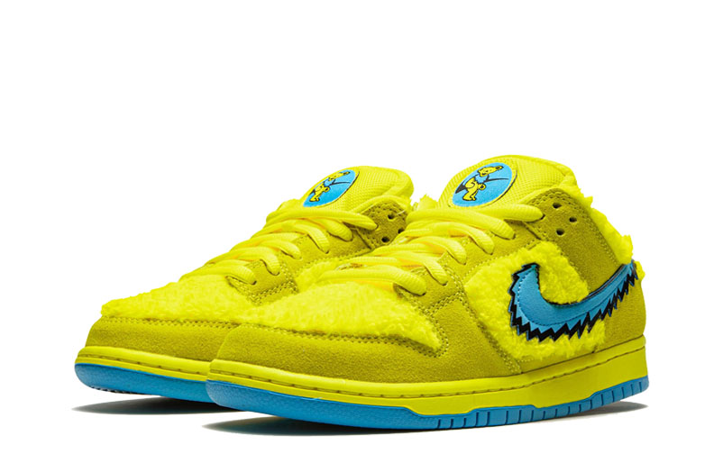 Reps Grateful Dead Nike Dunk Low SB Yellow Bear • SneakerReps