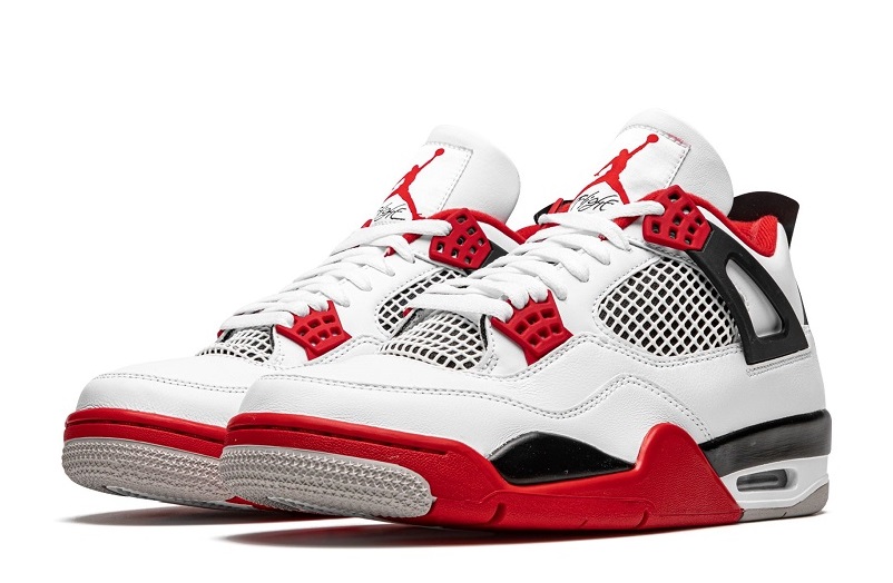 jordan 4 fire red fake